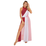 Load image into Gallery viewer, Women Ladies Lyrical Praise Dance Dress Performance Costume Modern Contemporary Celebration of Spirit Dancewear Split Long Dress