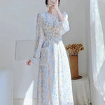 Load image into Gallery viewer, Evening Dresses for Women 2025 Silk Prom Flower Clothes Midi Woman Dress Party Chiffon Floral White Satin Aesthetic Outfits X G