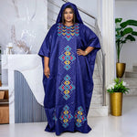 Load image into Gallery viewer, African Dresses for Women Traditional Evening Gown Plus Size Wedding Party Clothing Luxury Bazin Riche Embroidery Robe