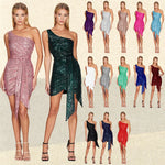 Load image into Gallery viewer, Women's Casual Dresses Female Clothing Elegant Party Dresses For Woman Evening Dress Sequins Summer Dresses Birthday Dress WX231