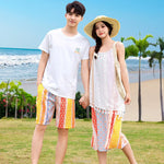 Load image into Gallery viewer, Dress 2025 Woman Vacation Couple Parent-child Beach Family Daughter Clothes Dad Son Set Resorts Look Matching Holiday Outfit Mom