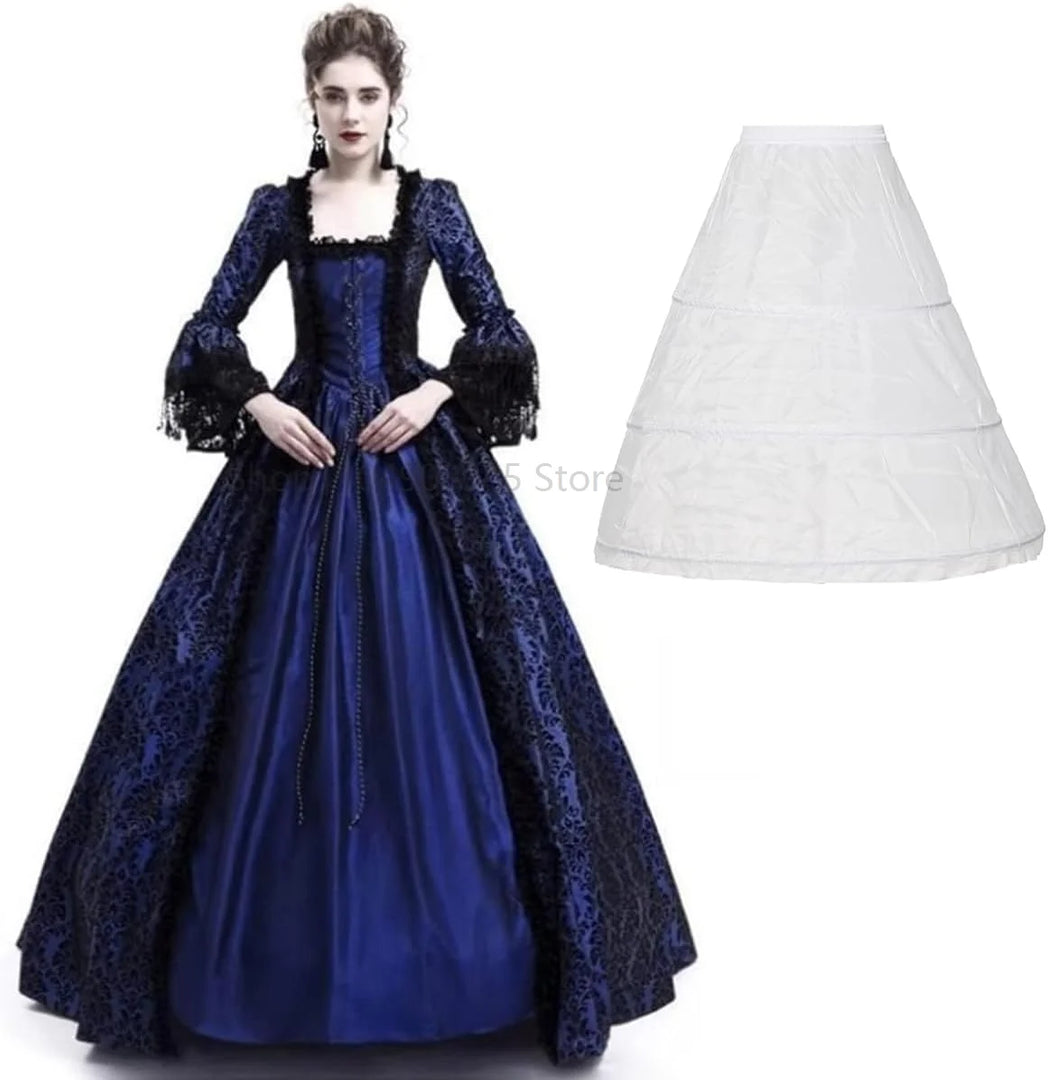 Victorian Dresses for Women Vintage Court Masquerade Dress Medieval Gothic Lolita Party Swinging Evening Gown