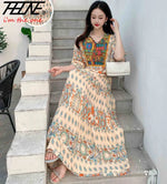 Load image into Gallery viewer, Indian Dress for Women Summer Embroidery Chic Elegant Party Dresses Clothes Vintage Long Maxi Prom Bohemian Beach Robe Vestidos