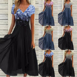 Load image into Gallery viewer, Women'S Dress Chiffon Elegant Lace Patchwork Dress Cut-Out Long Dress Bridesmaid Evening Dress   Vestidos 2025